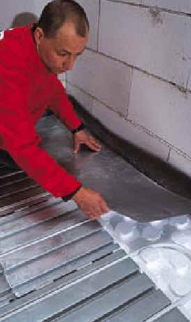 hydronic under floor warming system